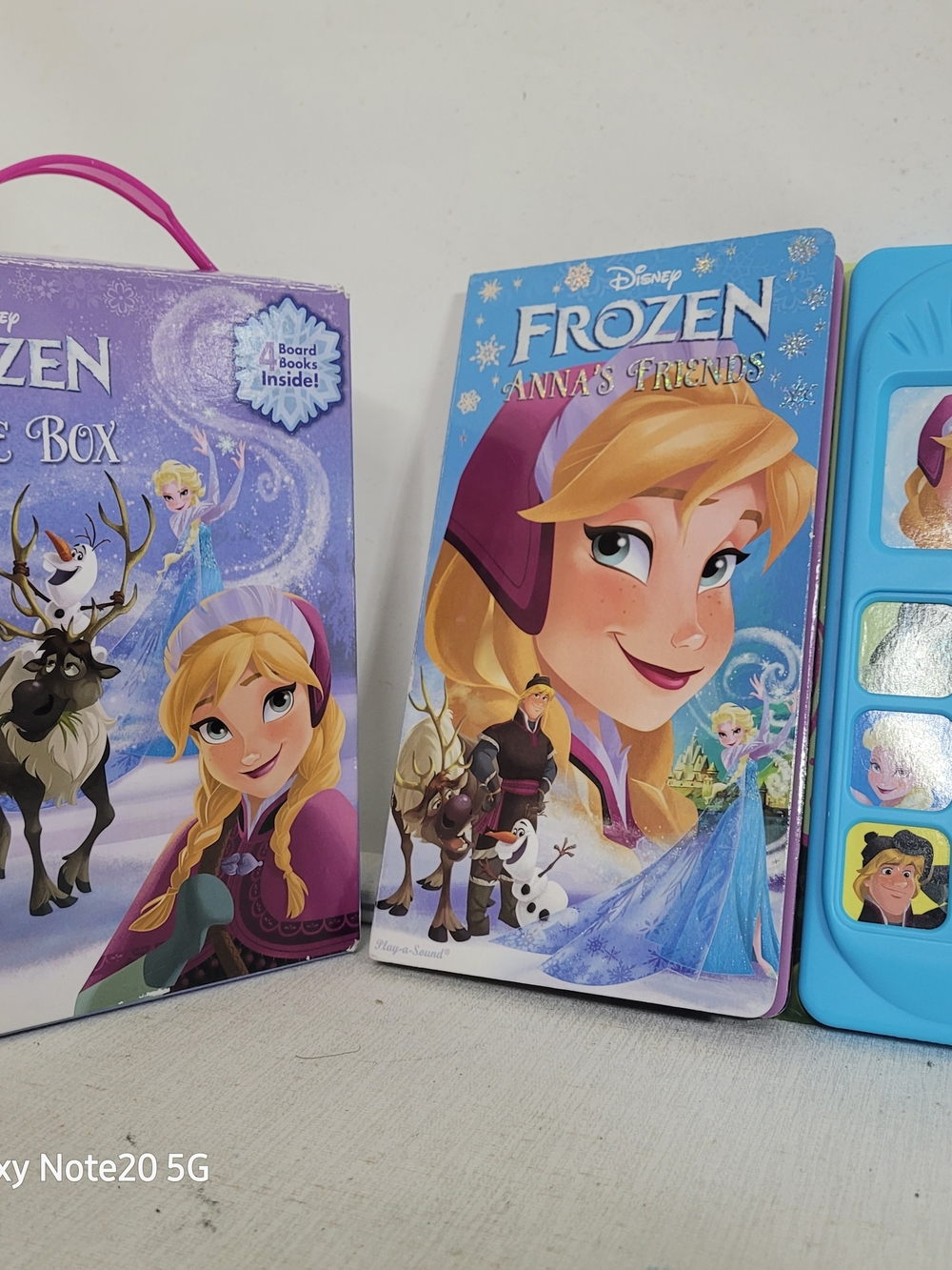 Disney Frozen Anna Sound Storybook & Beginners Reading Box Set Of 4 Books